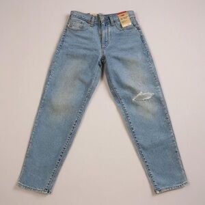 Levi's Light Blue Denim High-Waisted Mom Jeans 27 x 27. NWT
